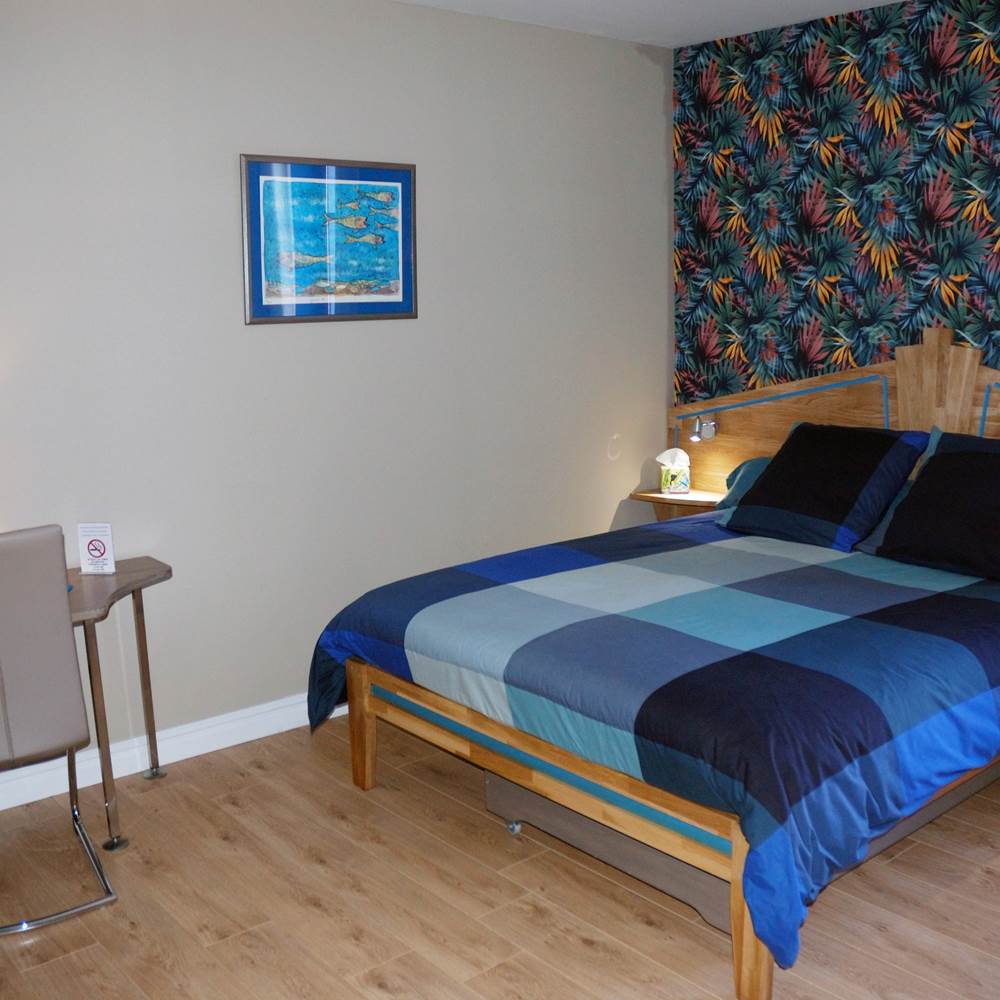 Chambre Gascogne Triple / 1 lit Queen & 1 lit simple - L'HORIZON