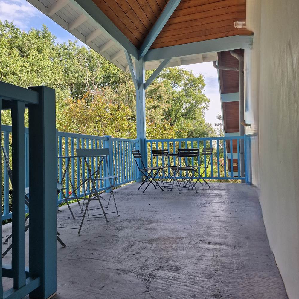 Arrivée à la terrasse-presta