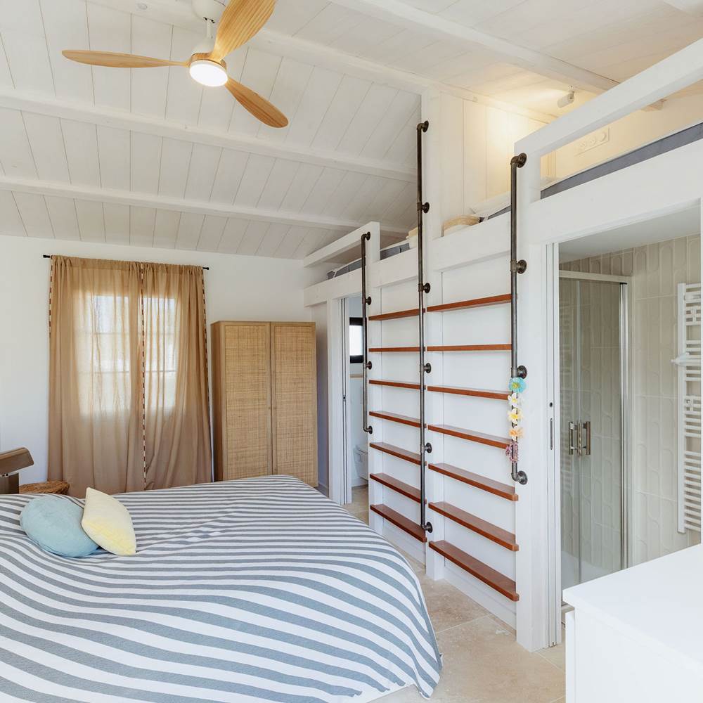Villa Bleu Baya chambre 4 lit double indépendante + 2 lits simples en mezzanine