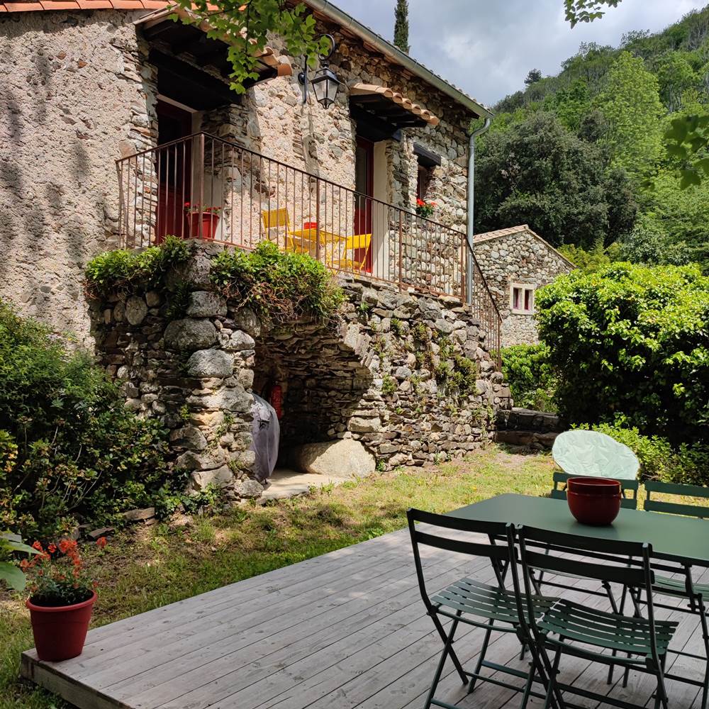 Jardin privatif du gite de la Galineta-presta