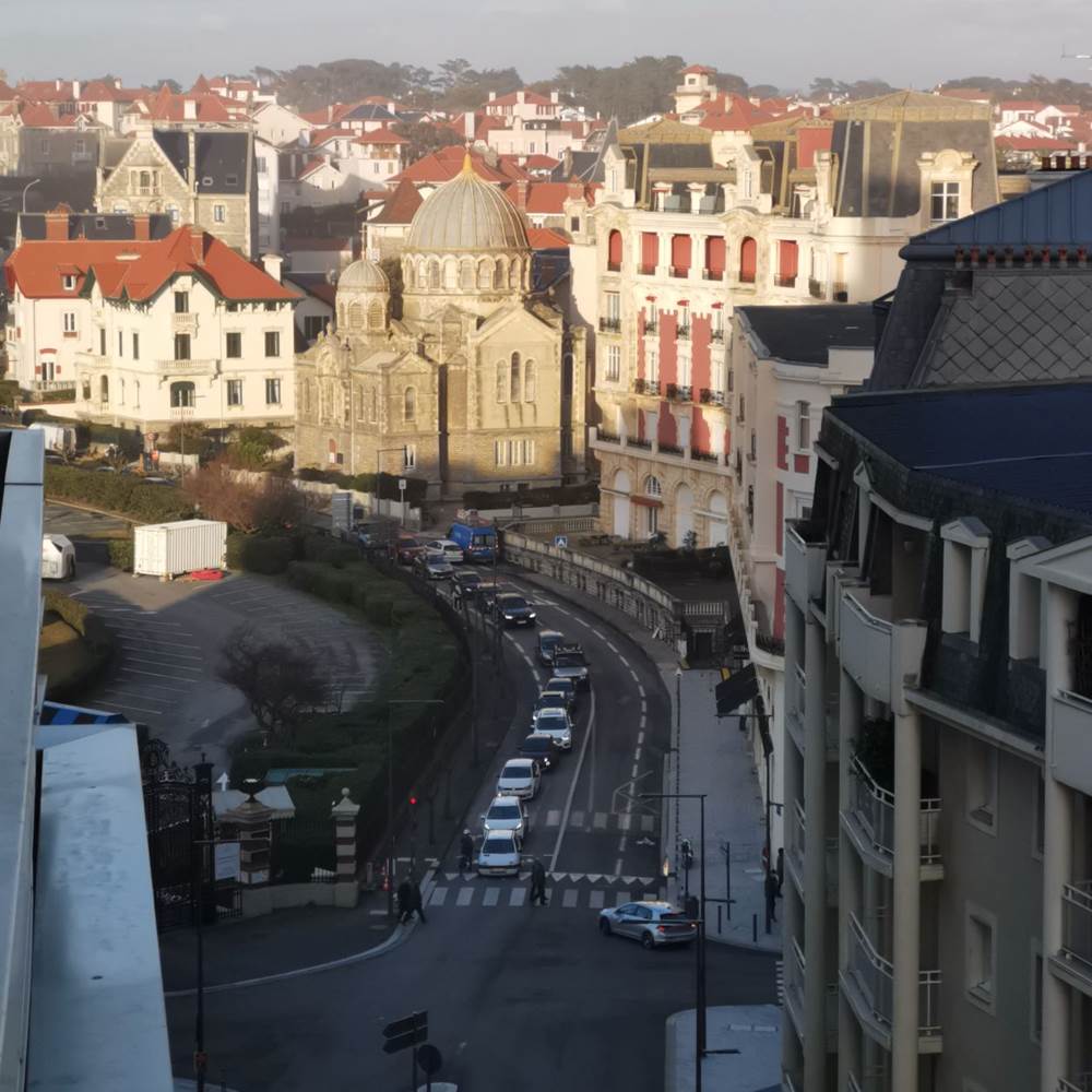 Vue ville depuis l'appartement OCEAN 7-presta