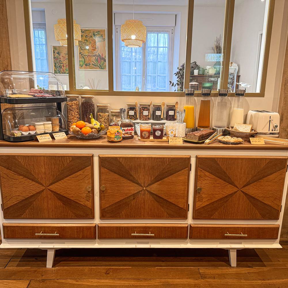 Un buffet gourmand pour bien commencer la journée.