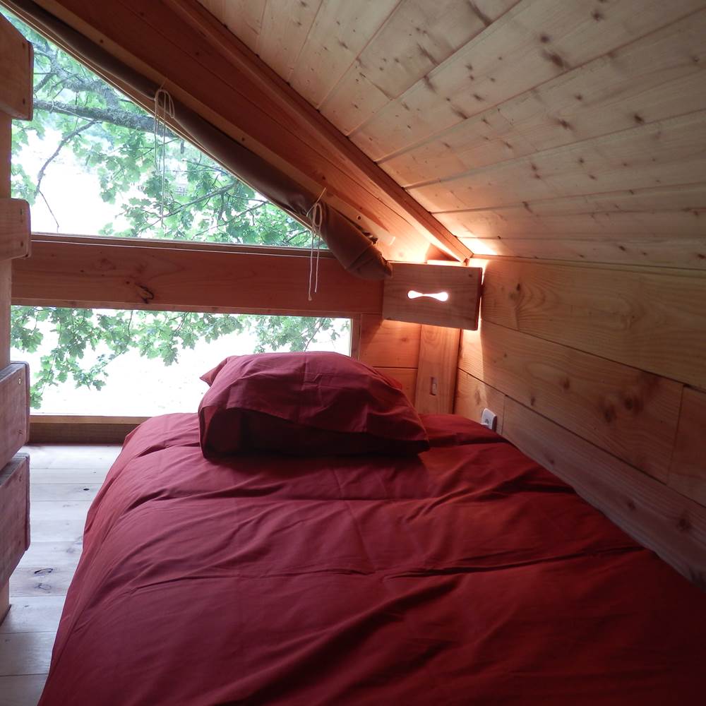 cabane ecolodge - couchage 2-presta