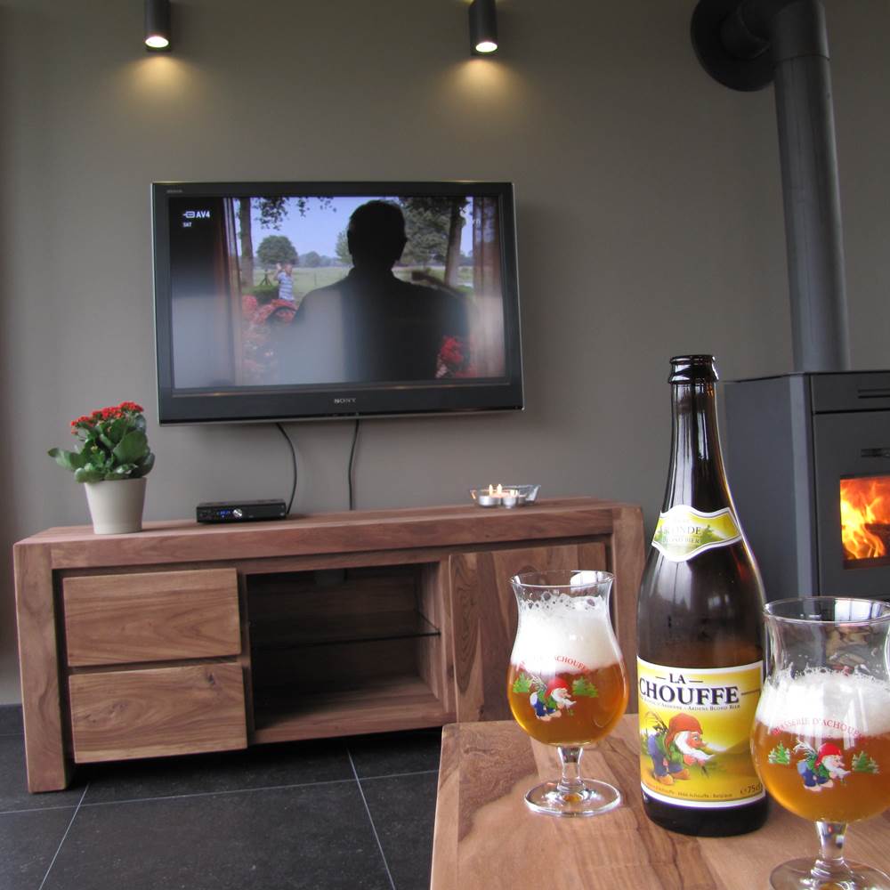 Poêle, cosy, bière chouffe-presta