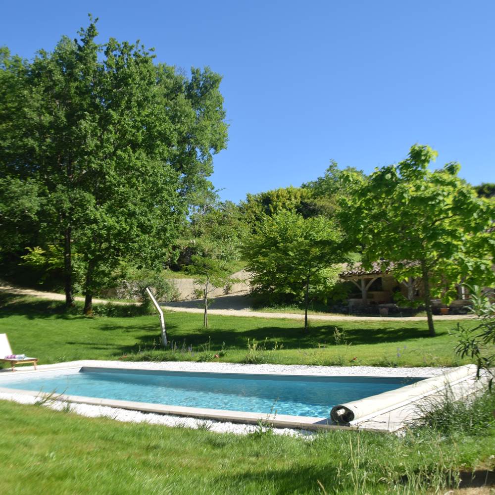 Farniente autour de la piscine, chambres d'hôtes Quercy-presta