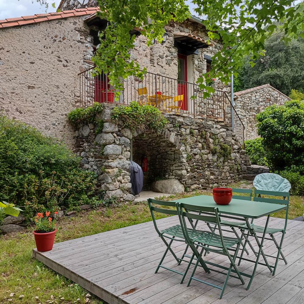 Jardin privatif du gite de la Galineta-presta