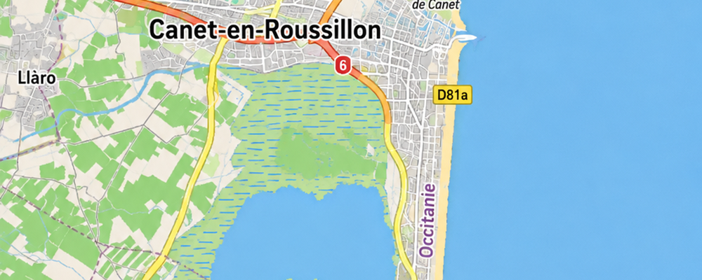 Plan localisation  Le Cocon du Mar Estang