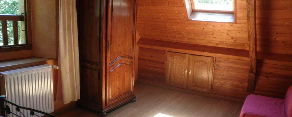 La chambre du haut, chauffeuse