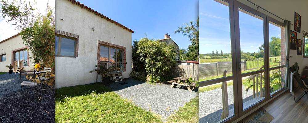 Extérieur au calme avec vue sur la campagne