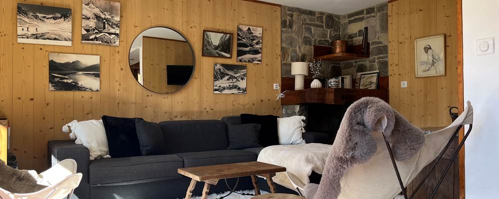 Détente confortable après le ski