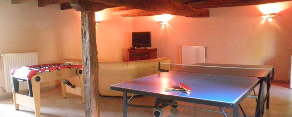 L'espace jeux et détente