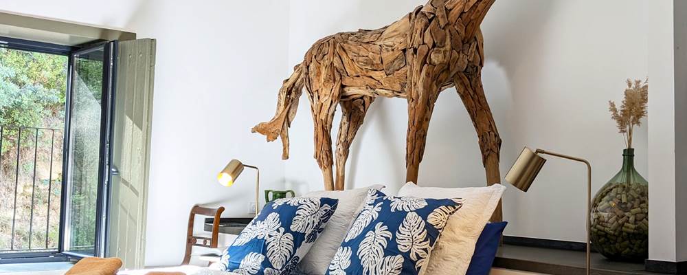 Chambre "cheval" avec lit-double / salle d'eau privative