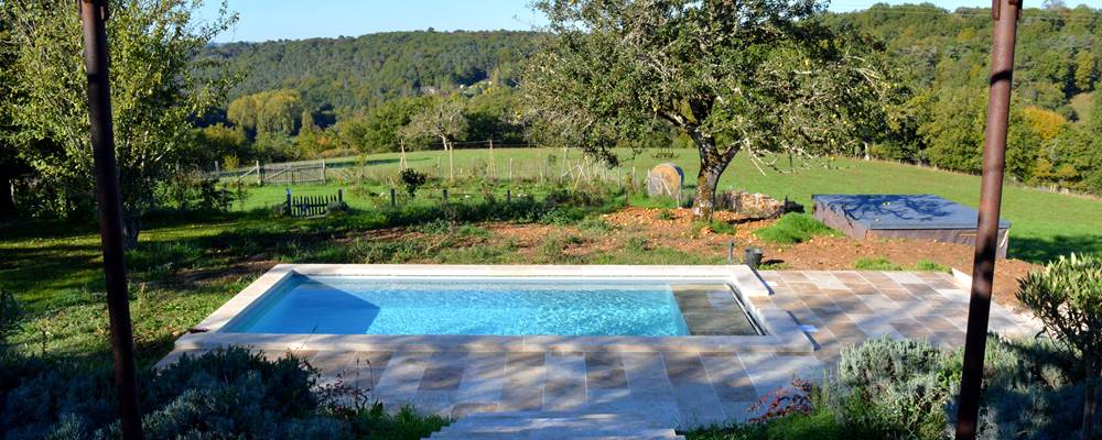 piscine-Les Volets Verts - chambre d'hôtes de charme en Périgord