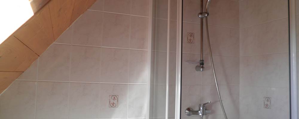 La douche du haut