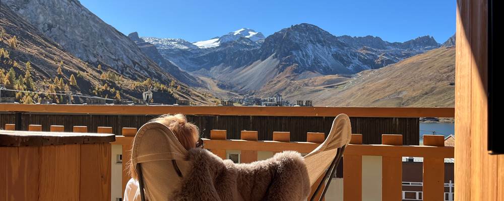 Balcon avec vue sur la Grande Motte