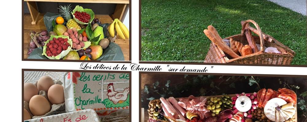 sur commande: panier de viennoiseries, planches apéro, corbeilles de fruits...