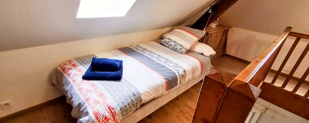 GITE  VIGNOBLE ALSACE KAYSERSBERG Espace couchage