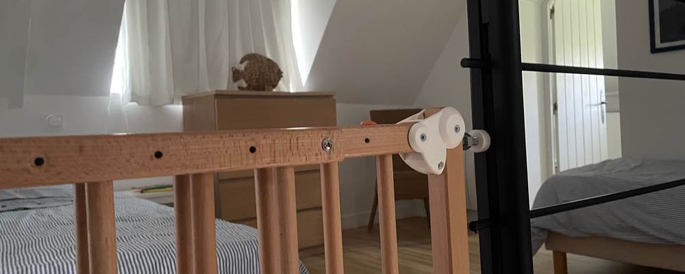 Une barriere assure la securite dans la chambre twin 'Les Marees'