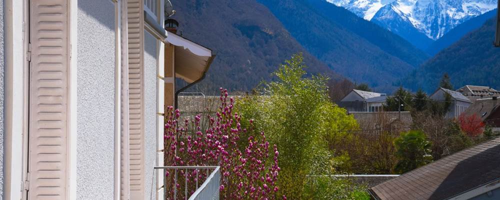 VUE DE LA TERRASSE CUISINE