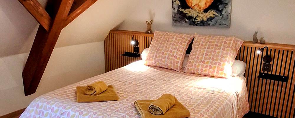 GITE  VIGNOBLE ALSACE KAYSERSBERG Espace couchage