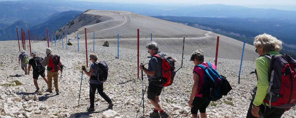 La descente du Mont Ventoux