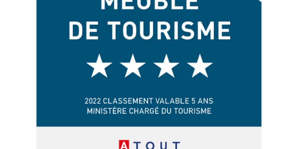 Les 3 appartements sont classés meublés de tourisme 4 étoiles (les seuls de la résidence)
