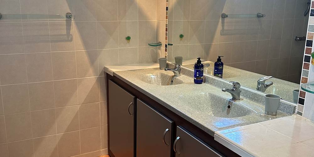 La salle de douche