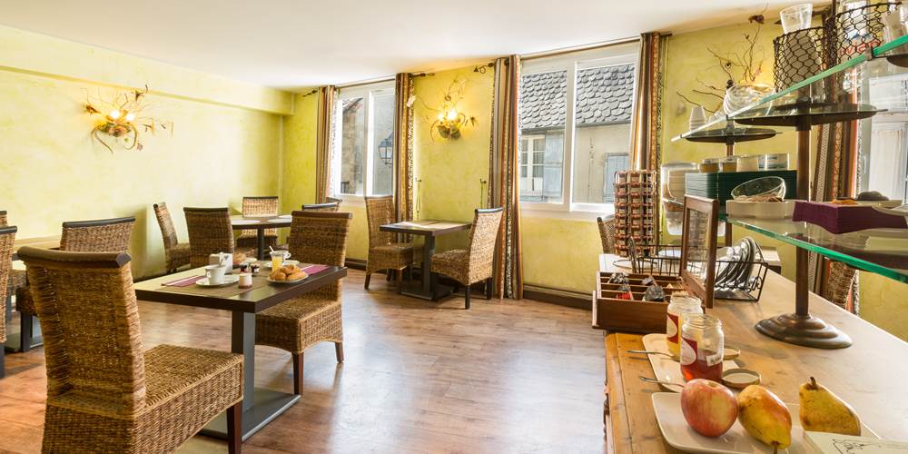 Salle de petit déjeuner Relais de Vellinus Hôtel Beaulieu sur Dordogne