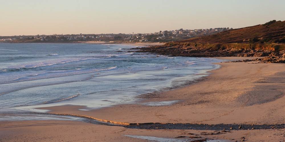la plage de Gwendrez à Plouhinec