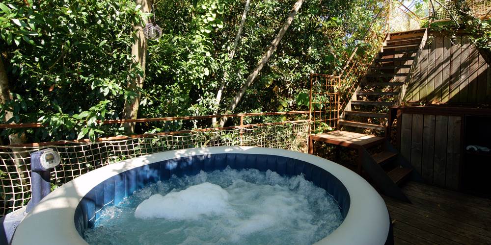 Jacuzzi avec bulles