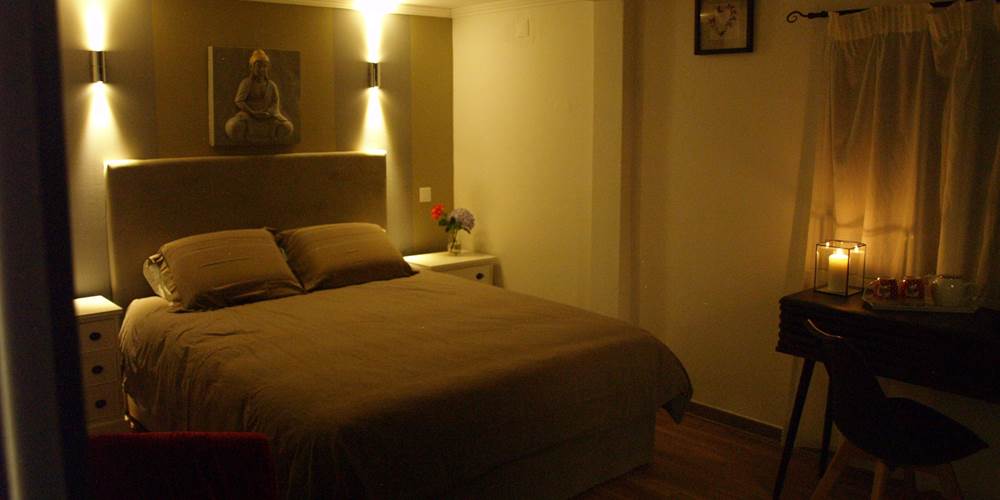 Chambre Bouddha romantique