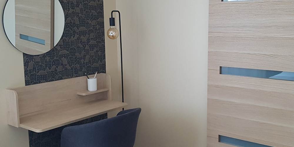 chambre bureau Les Moineaux de Crussol