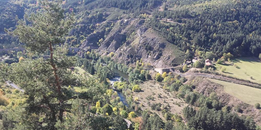 Vue sur les gorges de l'Allier