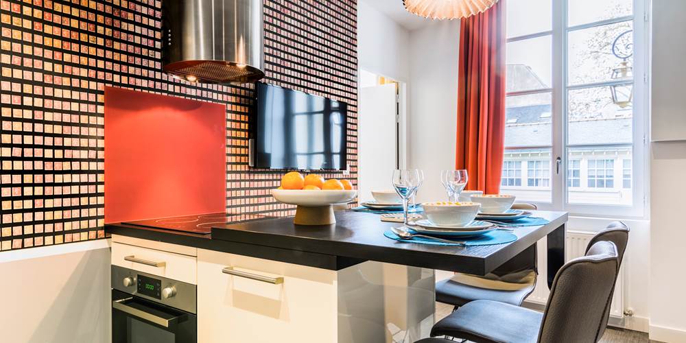 cuisine avec ilôt snack