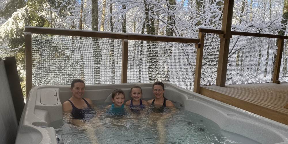 Spa privatif chauffé à 38°C