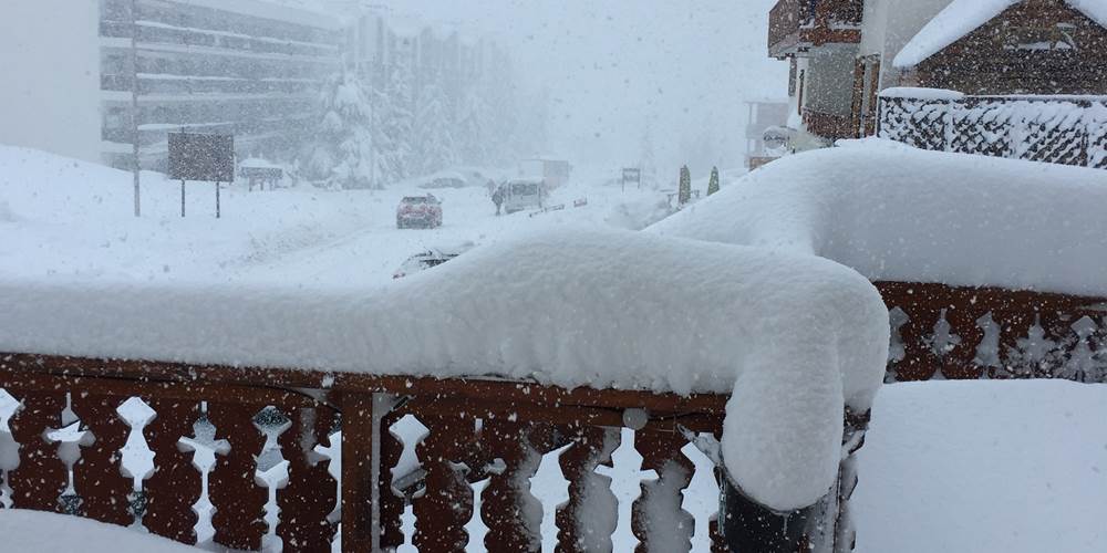 Quand il neige UN PEU!!!