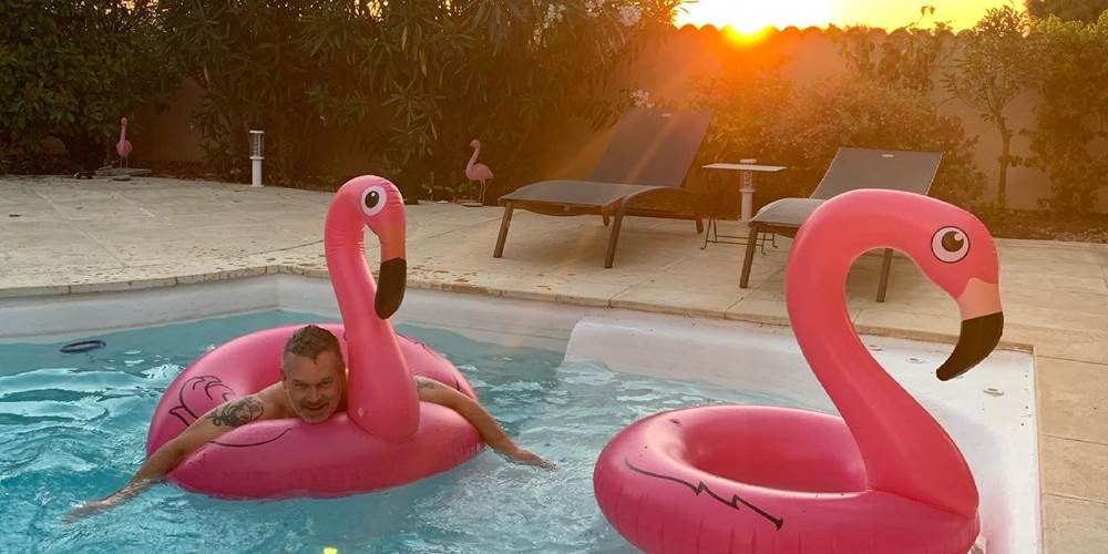 Evening swim
