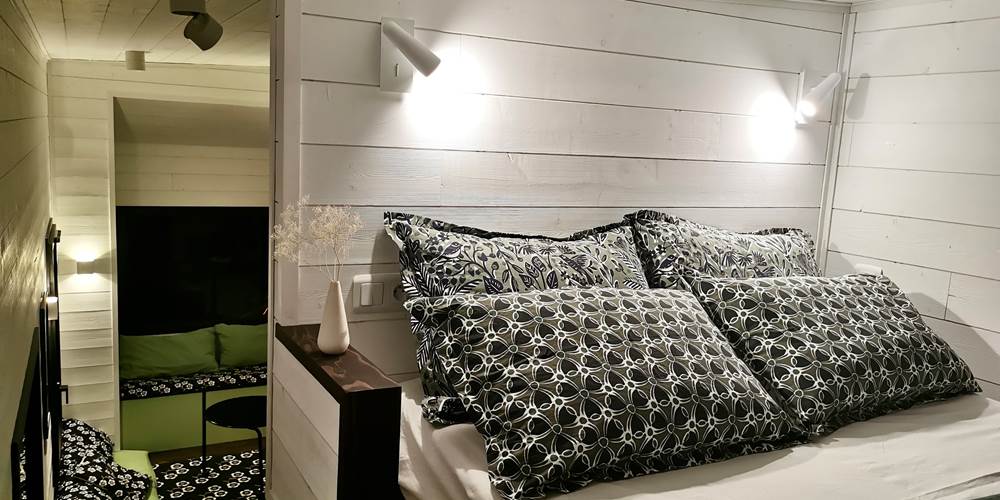 La chambre à l'étage pour 2 personnes