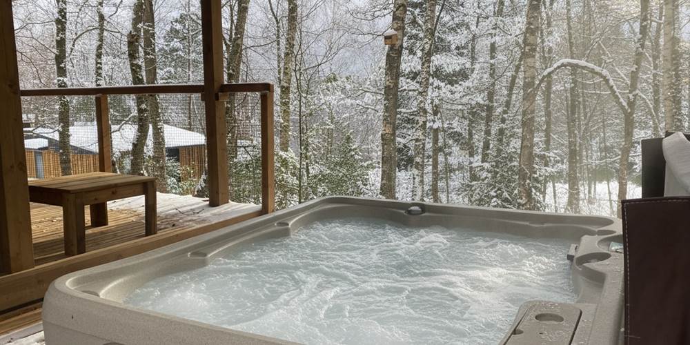 Spa privatif chauffé à 38°C