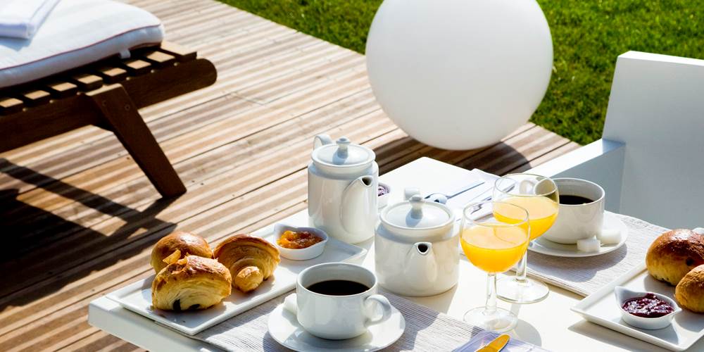 terrasse petit déjeuner