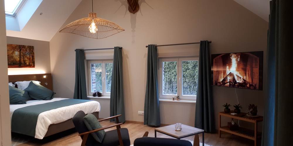 Salon chambre forêt