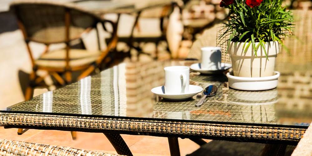 Terrasse de la Villa Perroy