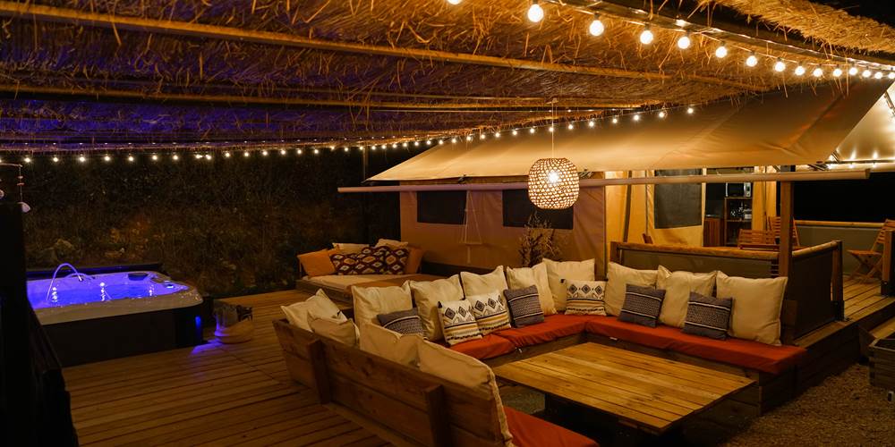 Terrasse la nuit