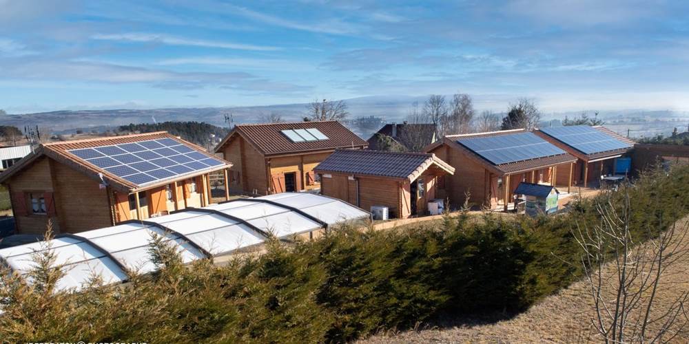 vue des 5 chalets et gites bon air à Saint-Flour dans le Cantal en Auvergne