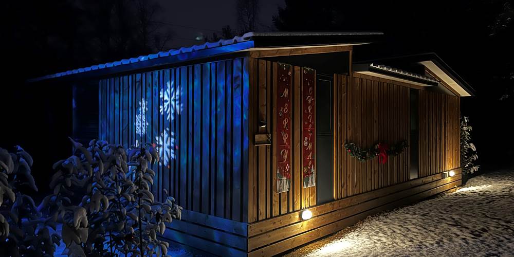 HY•Lødge Spa-5pers en hiver de nuit