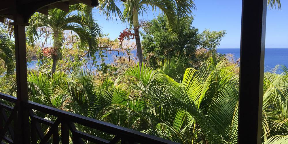 Vue mer depuis la chambre HIBISCUS