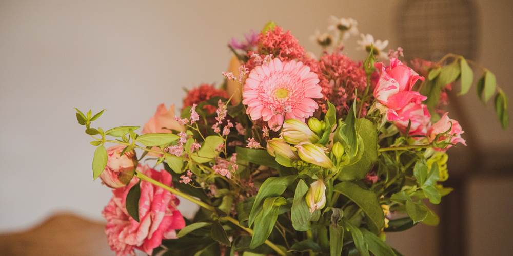 Un bouquet de fleurs capturé dans toute sa simplicité et sa beauté