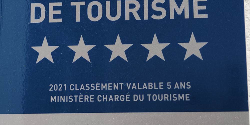5* Classement Meublé de Tourisme