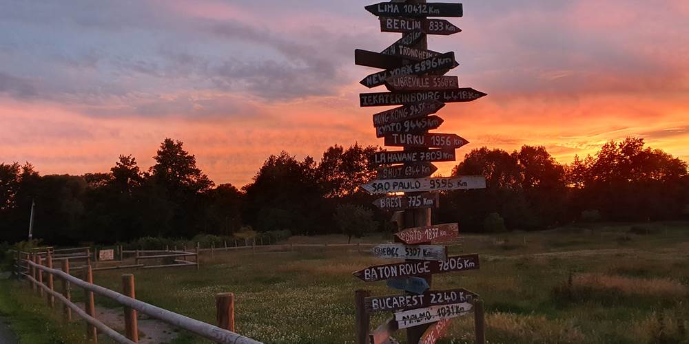 Coucher de soleil sur les mout'ânes