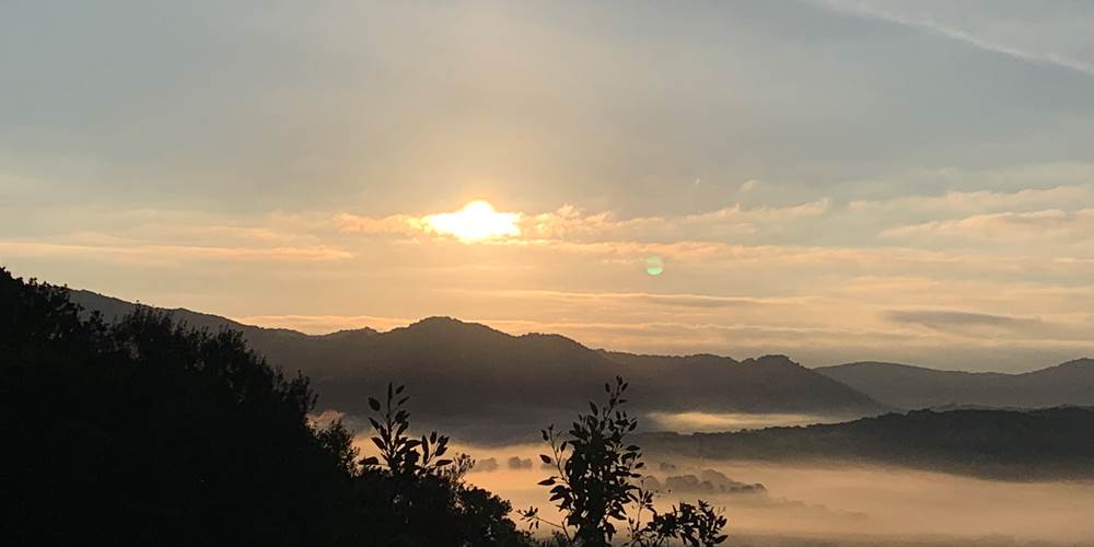 Le lever du soleil... c'est magique !
